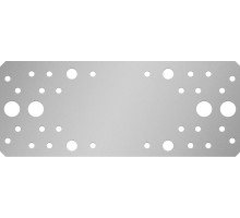 Крепежная пластина КП-2.5 200х80х2.5 мм Зубр 31023-200