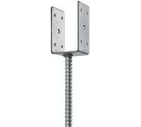 Основание столба U-образное 71х120х60 мм ОС-U Зубр 310286-070