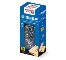 Саморез для глухих отверстий 19x4.2 мм, редкая резьба, ТХ20, цинк, 600 шт. Зубр 30081-42-019