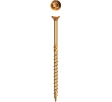 Конструкционные саморезы КС-П 80x4.5 мм 100 шт. желтый цинк Зубр 30041-45-080