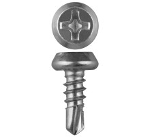 Саморезы КЛМ-СЦ со сверлом для листового металла, промфасовка, серия МАСТЕР, Зубр 4-300150-38-11