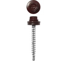 Саморезы СКД кровельные, для деревянной обрешетки, RAL 3005, коробка, серия ПРОФЕССИОНАЛ Зубр 4-300315-48-060-3005
