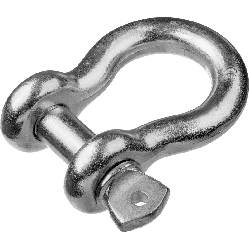 Омегообразная скоба 1/2″ , 6 шт., палец 16 мм г/п 2 тн, цинк Зубр 304525-13