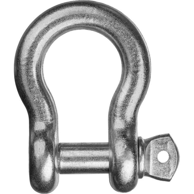Омегообразная скоба 1/2″ , 6 шт., палец 16 мм г/п 2 тн, цинк Зубр 304525-13