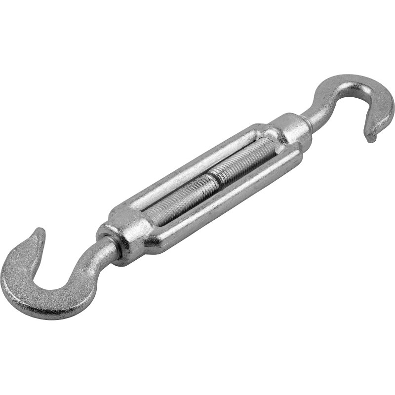 Талреп крюк-крюк DIN 1480, М14, кованая натяжная муфта, 3 шт. Зубр 4-304365-14