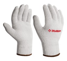 Перчатки без покрытия L-XL х/б 10 класс Зубр 11445-XL