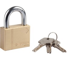 Замок навесной латунный серия ЭКСПЕРТ Зубр 37299-50