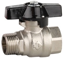 Кран шаровый ВН, бабочка, серия ЭКСПЕРТ Зубр 4-51324-C-1