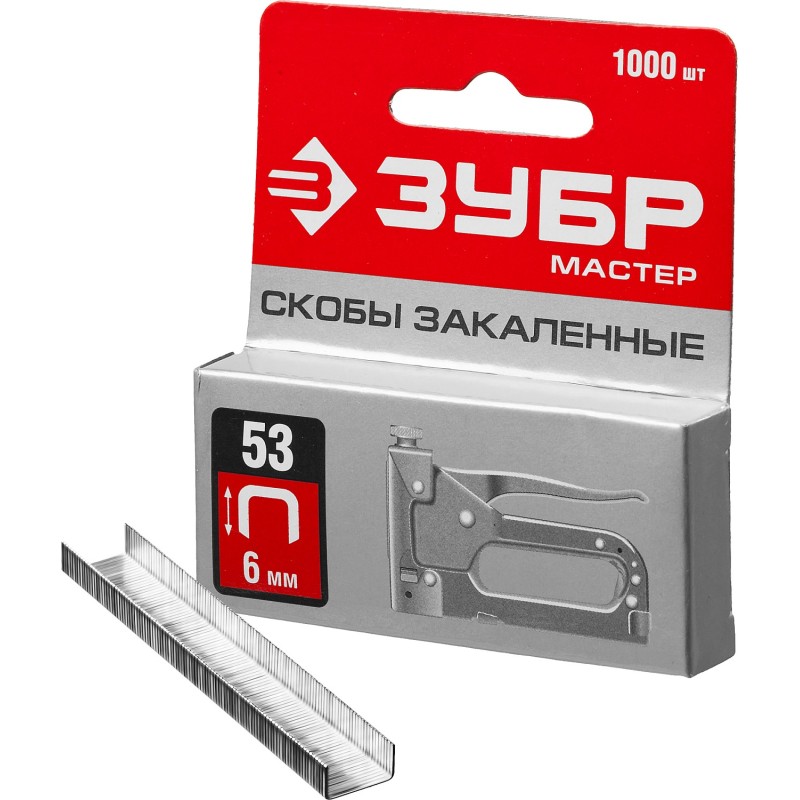 Скобы тип 53, серия МАСТЕР Зубр 31625-06