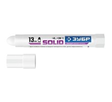 Твердый маркер-краска МКТ-1300 белый, 10-13 мм Зубр 06350-8