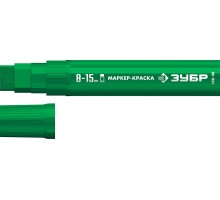 Маркер-краска плоский зеленый экстрабольшой объем МК-1500 8-15 мм Зубр 06329-4