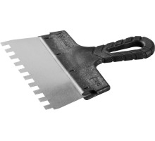 Шпатель зубчатый нержавеющий серия МАСТЕР Зубр 10078-20-10