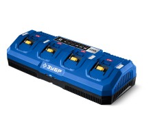 Зарядное устройство для LMS АКБ Turbo CHARGE, 20 В, 4 порта Зубр TC-20-4
