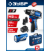 Набор КОМПАКТ #4: дрель-шуруповерт + LED фонарь Зубр DB-121-22F (12 В, 45 Нм, 2 АКБ тип Т7 (2 Ач), кейс)