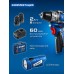 Набор КОМПАКТ #4: дрель-шуруповерт + LED фонарь Зубр DB-121-22F (12 В, 45 Нм, 2 АКБ тип Т7 (2 Ач), кейс)