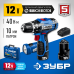 Аккумуляторная дрель-шуруповерт + LED фонарь Зубр DL-121-22F