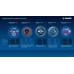 Редукторная мини-УШМ с доп. основанием, 20 В, d82 мм, 1 АКБ LMS (2 Ач), сумка Зубр AB-80-700R-21