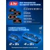 Редукторная мини-УШМ с доп. основанием, 20 В, d82 мм, 2 АКБ LMS (4 Ач), сумка Зубр AB-80-700R-42