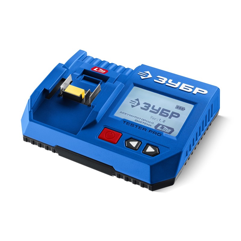 Тестер для LMS АКБ 20В Зубр TD-20
