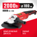 Угловая шлифмашина 180 мм 2000 Вт Зубр УШМ-180-2005 П