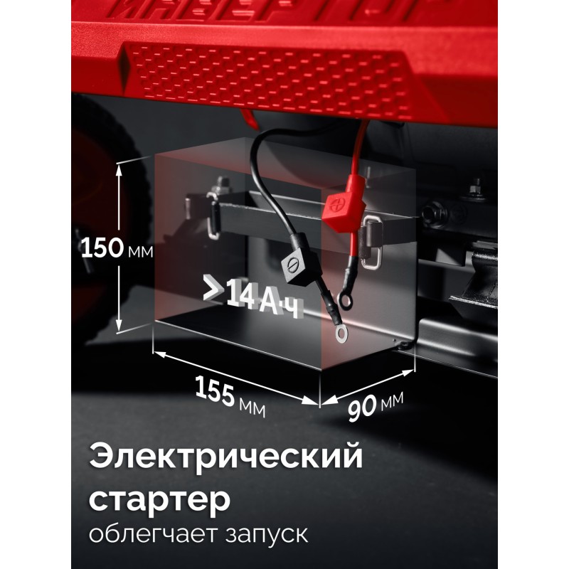 Инверторный генератор с электростартером и розеткой АВР 7500 Вт Зубр СБИ-7500ЕА