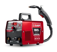 Полуавтомат сварочный без газа КОМПАКТ, FCAW, MMA, TIG, 160 А Зубр ПС-М3-160