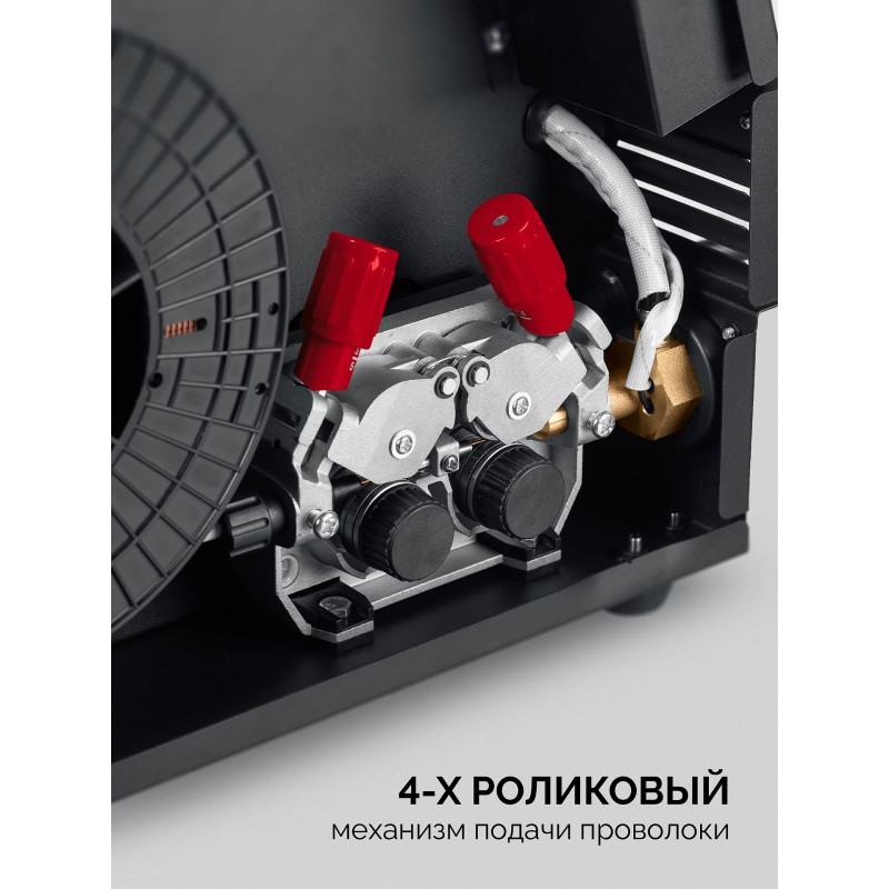 Полуавтомат сварочный MASTER, MIG / MAG, FCAW, MMA, TIG, 220 А Зубр ПСГ-М8-220