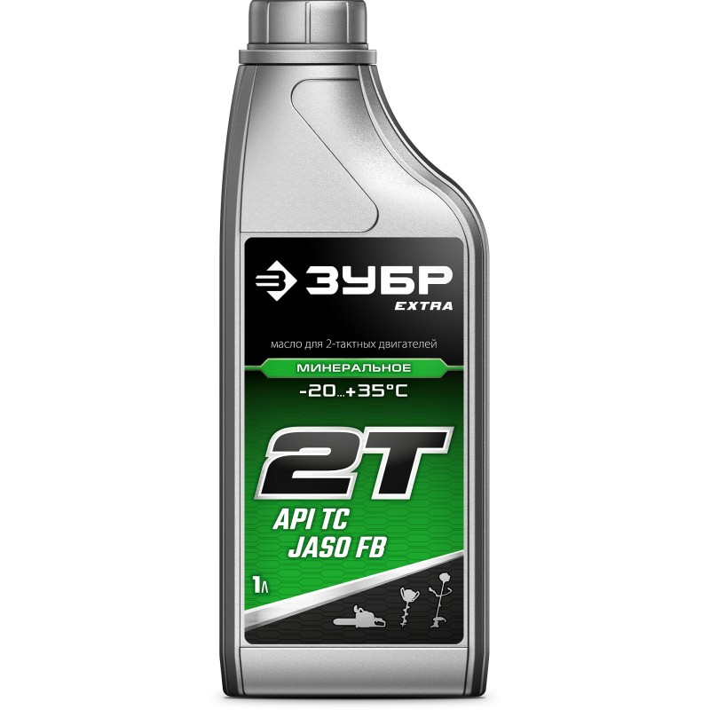 Минеральное масло для 2-тактных двигателей EXTRA 2Т-М, 1 л Зубр 70602-1