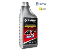 ЗУБР 4Т-5W30, 1 л, зимнее полусинтетическое масло для 4-тактных двигателей, EXTRA (70616-1)