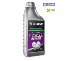 EXTRA SAE 80W-90, 1 л, минеральное трансмиссионное масло Зубр 70632-1