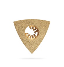 Пенобетон CARBIDE ВК8 Р100, 80 мм полотно треугольное зачистное с твердосплавной крошкой: клей, краска, раствор, кирпич Зубр 15583-P100