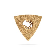 Пенобетон CARBIDE ВК8 Р40, 80 мм полотно треугольное зачистное с твердосплавной крошкой: клей, краска, раствор, кирпич Зубр 15583-P40