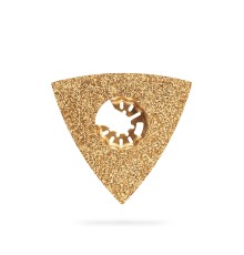 Пенобетон CARBIDE ВК8 Р40, 80 мм полотно треугольное зачистное с твердосплавной крошкой: клей, краска, раствор, кирпич Зубр 15583-P40