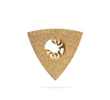 Пенобетон CARBIDE ВК8 Р60, 80 мм полотно треугольное зачистное с твердосплавной крошкой: клей, краска, раствор, кирпич Зубр 15583-P60