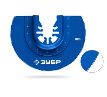 Полотно пильное (ГКЛ HCS 100 мм, 18TPI) универсальный чистый рез: дерево, пластик, ДСП Зубр 15553-100