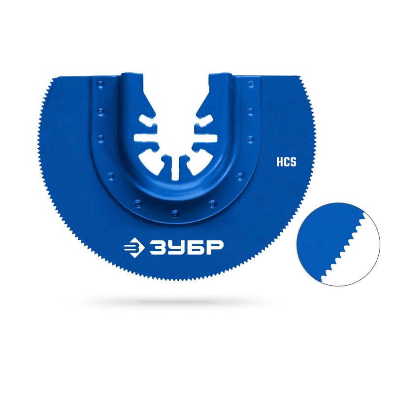 Полотно пильное (ГКЛ HCS 100 мм, 18TPI) универсальный чистый рез: дерево, пластик, ДСП Зубр 15553-100