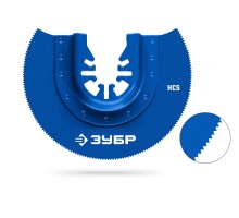 Полотно пильное (ГКЛ HCS 87 мм, 18TPI) универсальный чистый рез: дерево, пластик, ДСП Зубр 15553-87