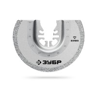 Полотно пильное с алмазным зерном Р50: керамика, бетон (Кирпич DIAMOND 85x2.0 мм) Зубр 15554-85