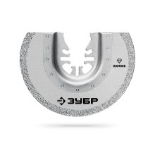 Полотно пильное с алмазным зерном Р50: керамика, бетон (Кирпич DIAMOND 85x2.0 мм) Зубр 15554-85