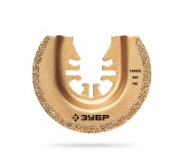 Полотно шлифовальное с твердосплавной крошкой: керамика, кирпич (Пластик CARBIDE ВК8 Р50, 65x1.6 мм) Зубр 15555-65