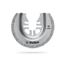 Полотно пильное с алмазным зерном Р50: керамика, бетон (Кирпич DIAMOND 65x2.0 мм) Зубр 15554-65