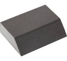 Четырехсторонняя угловая шлифовальная губка Р320, 100x68x42x26 мм, водостойкая Зубр 35613-320