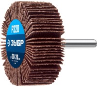 Круг шлифовальный лепестковый d 50x20 мм, P320, на шпильке d 6 мм Зубр 36601-320_z01