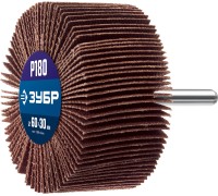 Круг шлифовальный лепестковый d 60x30 мм, P180, на шпильке d 6 мм Зубр 36602-180_z01