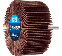 Круг шлифовальный лепестковый d 80x40 мм, P320, на шпильке d 6 мм Зубр 36604-320_z01