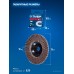 Круги шлифовальные торцевые (КЛТ) для мини-УШМ 76x10 мм, P60, 3 шт. Зубр 36591-76-60-H3