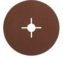 Круг шлифовальный ПРОФИ фибровый для УШМ, P100, 125х22мм, 5 листов Зубр 35585-125-100