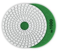 Алмазный гибкий шлифовальный круг АГШК 100 мм, №1000, мокрое шлифование Зубр 29866-1000