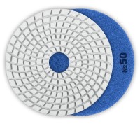 Алмазный гибкий шлифовальный круг АГШК 125 мм, №50, мокрое шлифование Зубр 29867-050