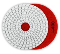 Алмазный гибкий шлифовальный круг АГШК 125 мм, №400, мокрое шлифование Зубр 29867-400